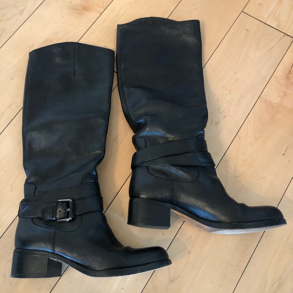 Via Spiga Knee High Leather Boots - Picture 2 of 6